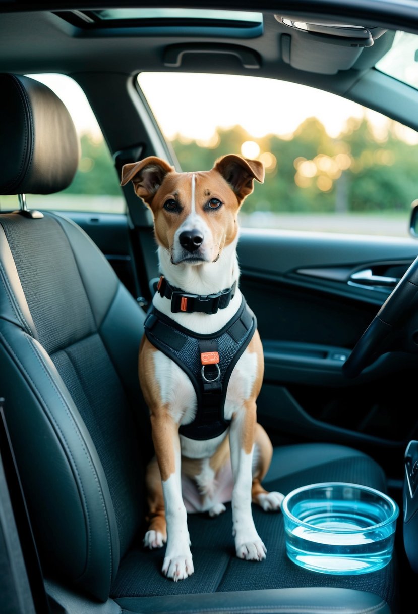 how to travel with a dog in car