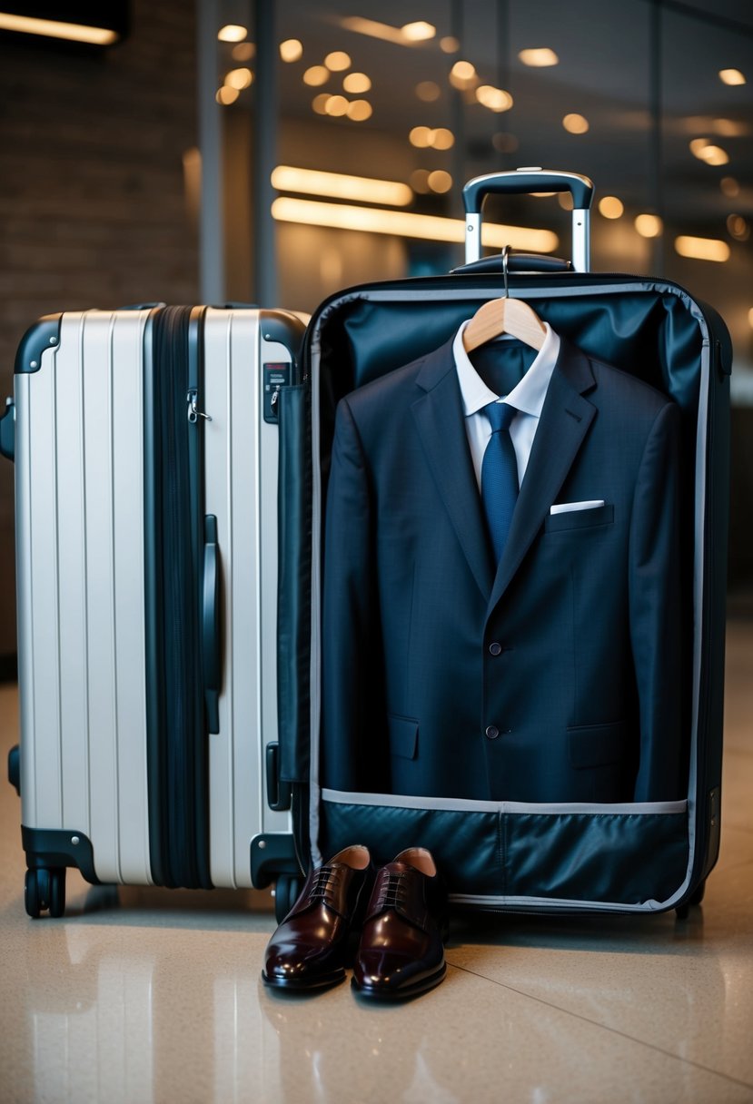 how to travel with a suit