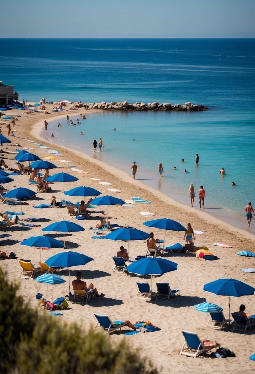 Relax on La Concha Beach