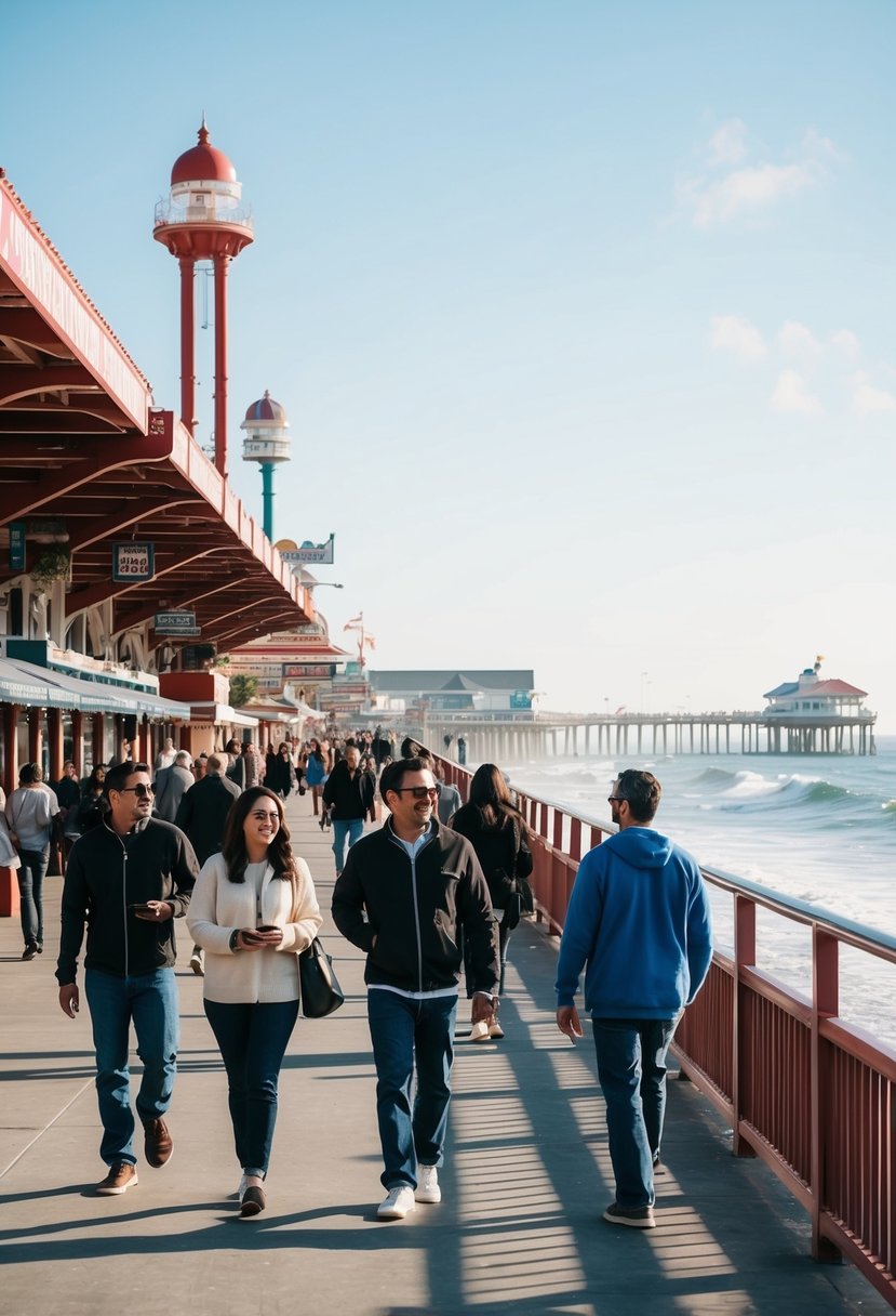 Stroll along Santa Monica Pier