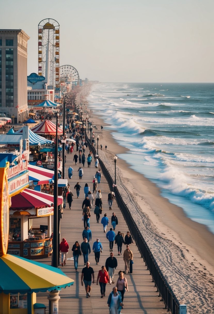 Walk the Boardwalk in Atlantic City