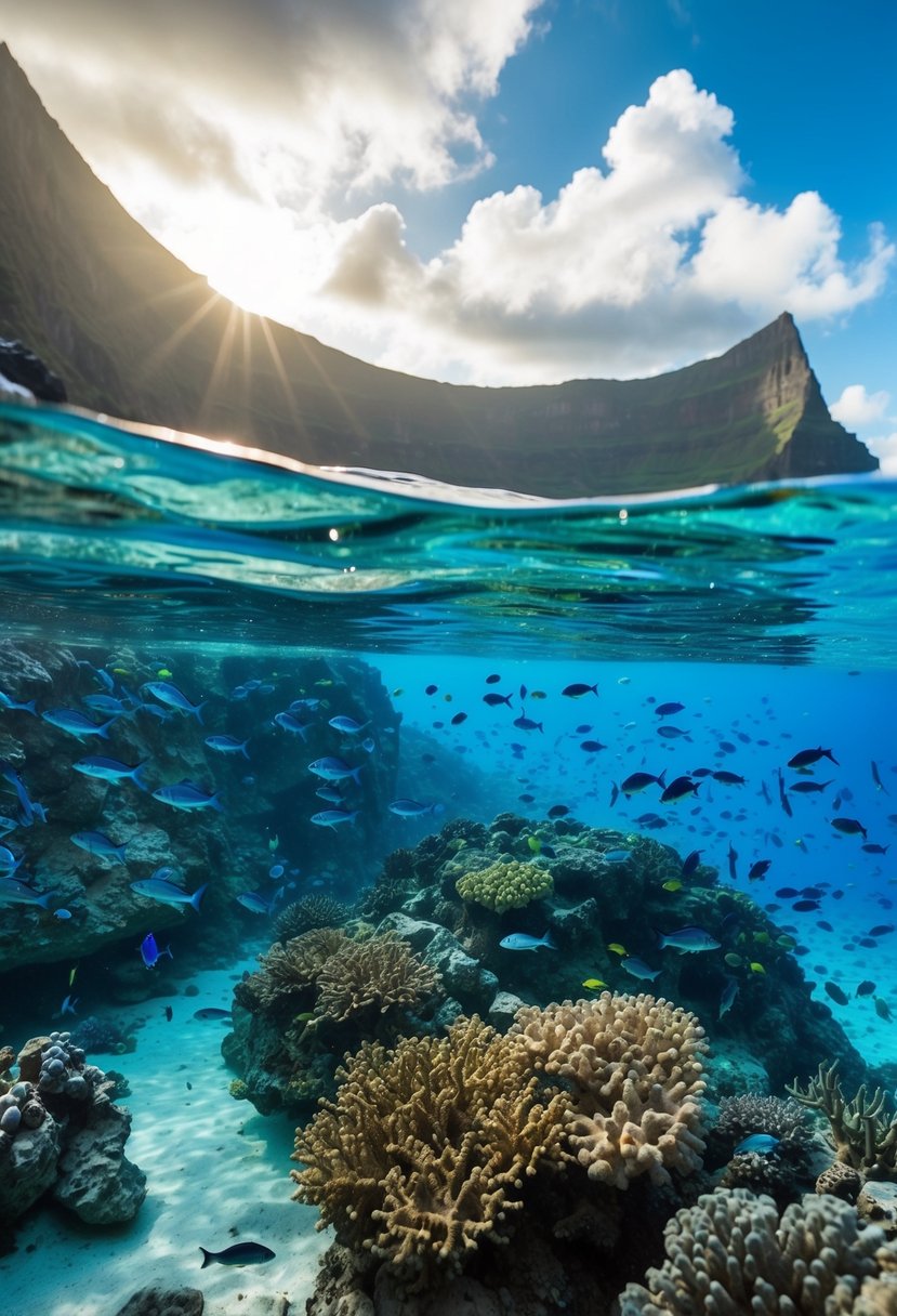 Snorkeling at Molokini Crater
