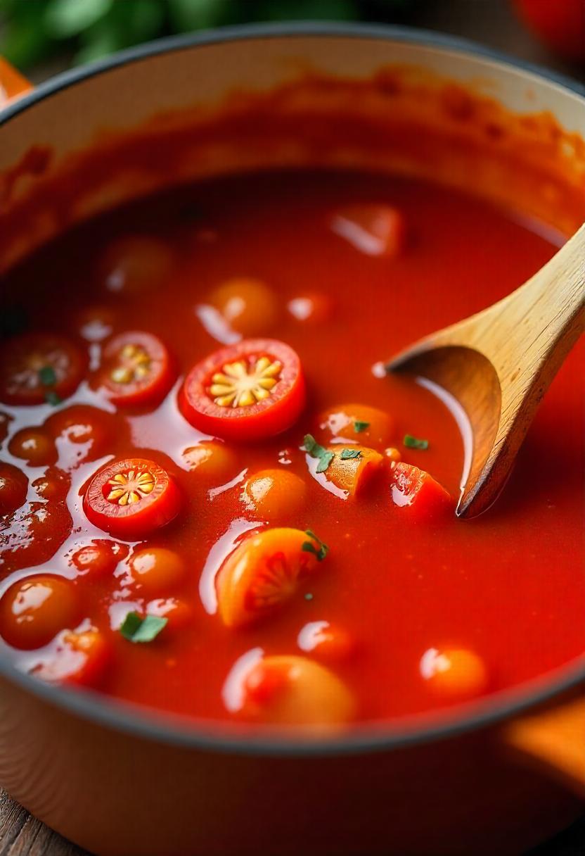 tomato-based soup